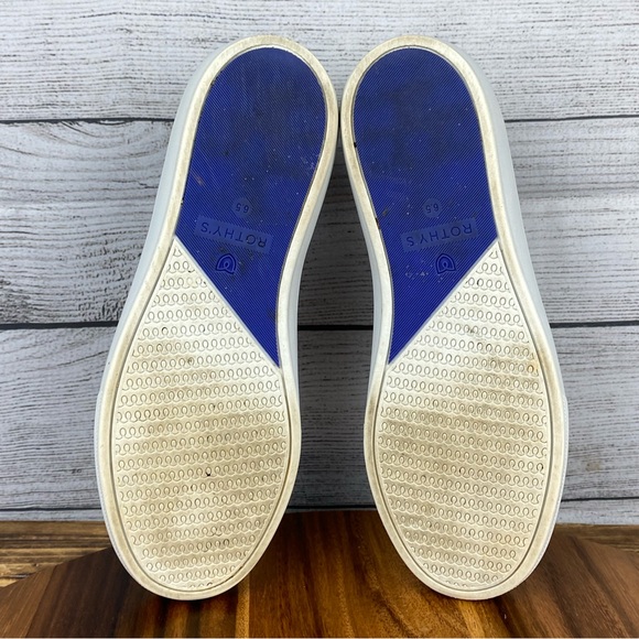 Rothy’s The Original Slip On Sneaker Black Grey Camo Women’s Shoe Size 6.5 - Picture 11 of 12